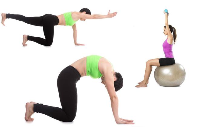 Упражнения, не напрягающие позвоночник