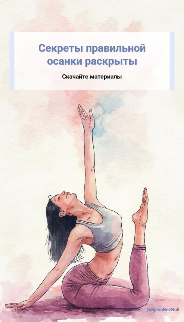 Секреты правильной осанки