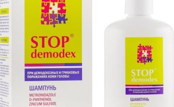 Особенности шампуней для лечения демодекоза